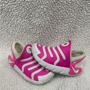 Nike Kids Pink and White Sneakers